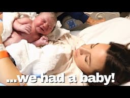 Baby #4! Birth Vlog, Gender & Name Reveal!👶🏻❤️