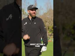 Dustin Johnson teaches Phil Mickelson how to hit a fade.