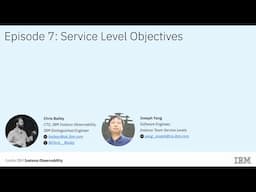 The Inside IBM Instana Observability Webcast – Episode 7: Service Level Objectives (SLOs)