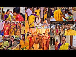 అదరహో అనేలా haldi function లో మా హడావిడి😱మేళతాళాలతో అచ్ఛ తెలుగు వారి పెళ్లి సందడి😎Day 2 celebrations