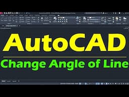 AutoCAD Change Angle of Line