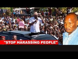 DRAMA!! President Ruto gets angry after Farouk Kibet harassed Wajir people infront of him today!🔥