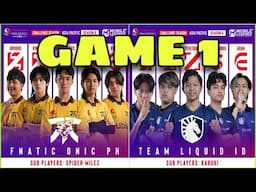 GAME 1 ONIC PH VS TLID | Snapdragon Mobile Challenge Group Stage | Season 6 | Day 3