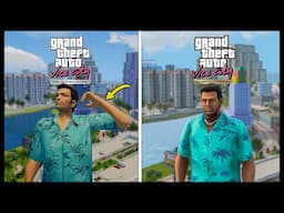 GTA Vice City NextGen Edition vs Definitive Edition - Graphics and Details Comparison