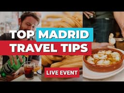 What to Do in Madrid: Must-Try Tapas & Best Day Trips - James Blick & Lauren Aloise (Event Replay)