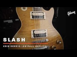 Slash Shows Mark Agnesi His Kris Derrig Les Paul Replica