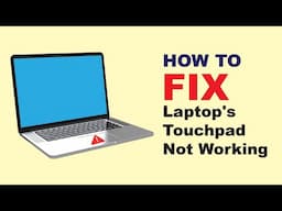 How to Fix Laptop's Touchpad Not Working Windows 10/11