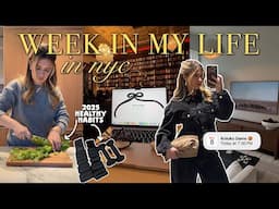 week in my life ☕👩🏼‍🍳 new year motivation, healthy habits, cooking at home