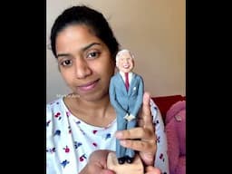 Ratan Naval Tata | A tribute to Ratan Sir | Polymer Clay | Sculpture | Niv Vin Arts