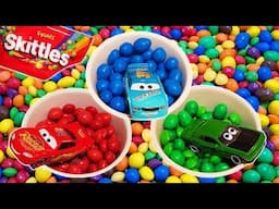 Cars Candy Colors Learning - Wheels on the bus Nursery Rhymes & Baby songs - Learn colors with Cars