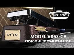 V-863 CA: meet VOX semi-auto WAH pedal!