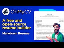 Resume : A free and open-source resume builder | OhMyCV