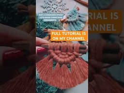 CINNAMON STICK MACRAME ORNAMENTS 🎄 Link in bio for tutorial