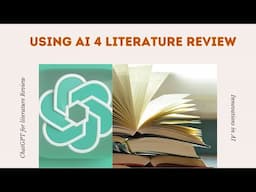 The fastest way to use AI for Literature Review  |  How to automate your literature review with AI