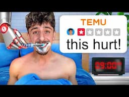 I Survived 24 Hours Using ONLY Temu Products!