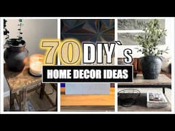 ⭐️ LAS MEJORES 70  IDEAS PARA DECORAR TU HOGAR con materiales baratos y fáciles de hacer