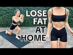 How to LOSE FAT with AT HOME Workouts // Tips & Tricks to Lose Weight Without the Gym