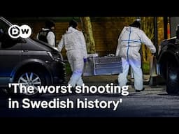 Sweden shooting update: Police believe gunman acted alone | DW News