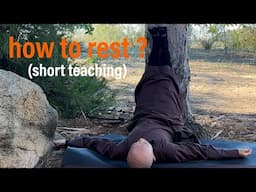 HOW to REST ? | Well-being Qigong Routine (Short Teaching)