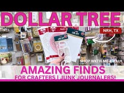 NEW 🤩 You Won’t Believe What I Found at Dollar Tree for Journaling & Crafting!! #dollartreefinds