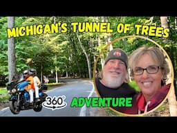 360° Motorcycle Adventure: Riding Michigan's Tunnel of Trees!