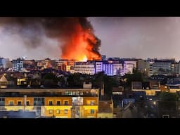 Incendie d'une RARE VIOLENCE Avec INTERVENTION MASSIVE des Pompiers 🔥