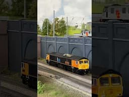 Class 66 and Scotrail HST in action at Dean Park. #modelrailroad