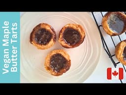 How to Make Canadian Maple Butter Tarts | Dairy Free Egg Free Vegan Recipe