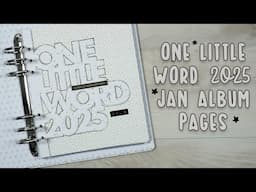 One Little Word 2025: Calm | January Pages