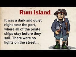 Learn English Through Story Level 4 ⭐ English Story - Rum Island