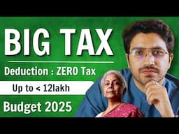 NO Tax upto Rs 12 Lakhs | Big News | New Tax Regime | Budget 2025