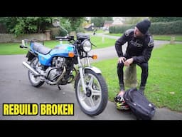 MY REBUILT HONDA CB250 SUPER DREAM IS BROKEN