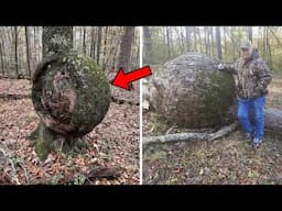 Man Spotted a Lump on a Tree, Gut Told Him to Keep Digging