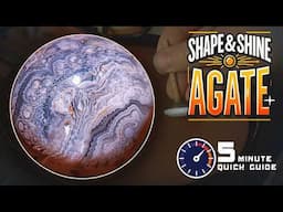 How to Make a Perfect Round Cabochon: Lapidary Tutorial