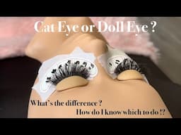 Cat Eye or Doll Eye | What’s the difference ?