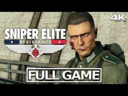 SNIPER ELITE RESISTANCE Full Gameplay Walkthrough / No Commentary【FULL GAME】4K Ultra HD