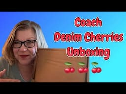 Coach Denim Cherries Part 1 And Unboxing MS Blue Jewelry!