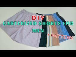 Simple and Profitable DIY Garterized Short for men // How to Make a Short Pattern