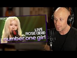 Restrained, Genuine, First time reaction & Analysis ROSÉ (로제) - number one girl (live)