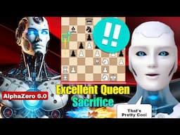 Stockfish 17 Played An Epic Game where He Sacrificed His Queen Against AlphaZero King | Chess Game