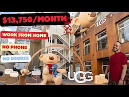 UGG WILL PAY YOU $13,750/MONTH | WORK FROM HOME | REMOTE WORK FROM HOME JOBS | ONLINE JOBS