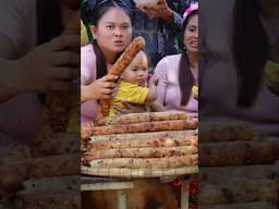 Revolutionary Recipe Creative Foods Creation! Rice Sticky Pork Belly in Bamboo Part 2 #food #cooking