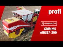 Kartoffelroder Grimme Airsep 290 | profi #Fahrbericht