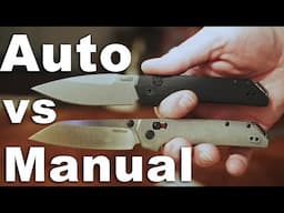 Kershaw Titanium Iridium Manual vs Aluminum Auto