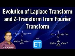 Evolution of Laplace Transform and Z-Transform from Fourier Transform.