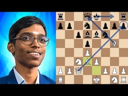 Praggnanandhaa's Brilliant Tactic at Tata Steel!!