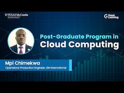 PGP in Cloud Computing Course Review by Enejea | University of Texas at Austin & Great Learning