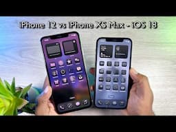 iOS 18 beta 6 | iPhone 12 vs iPhone XS Max SPEED TEST en 2024 | ¿que DIFERENCIA HAY? - RUBEN TECH !