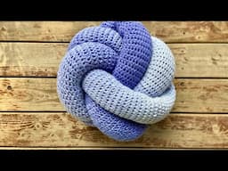 Sedona Knot Cushion from Crochet Southwest Spirit: a unique beginner crochet project