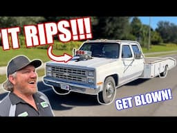 Supercharged Squarebody Ramp Truck Gets DOWN!!!  We Call Out Our Boy Cleetus For A Huge Challenge!!!